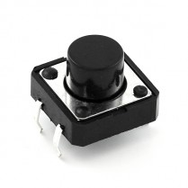 Bouton poussoir momentanÃ© Switch - 12mm carrÃ©